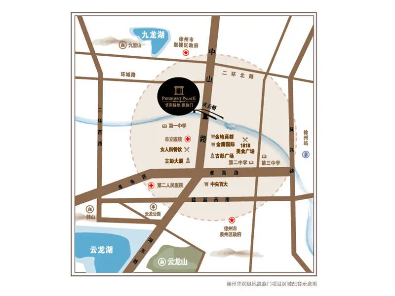 华润绿地凯旋门区域交通介绍