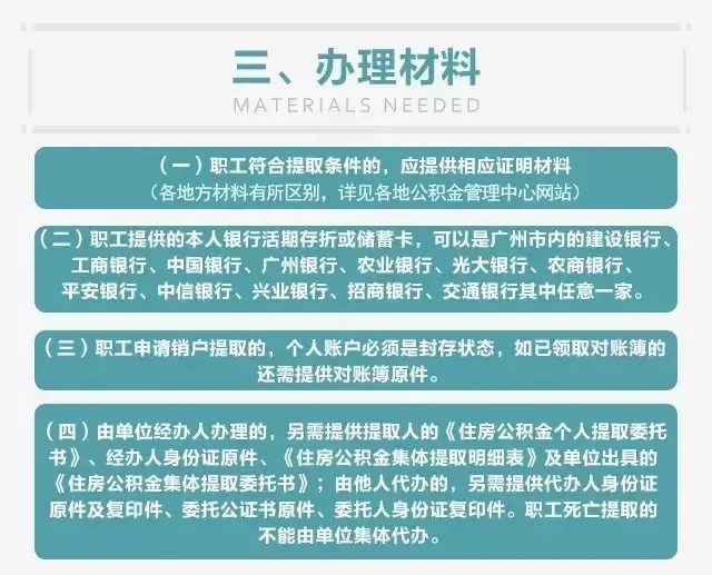 住房公积金提取服务指南