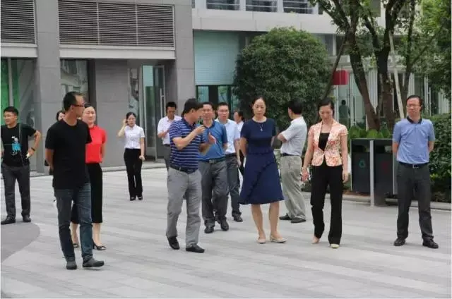 重庆市市委组织部一行调研璧山cbd
