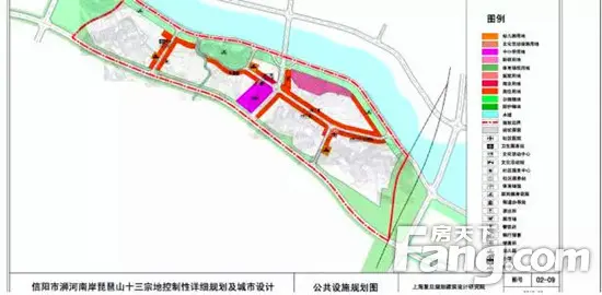 建业城所在的琵琶山十三宗地,是信阳市政府着力打造的生态居住片区