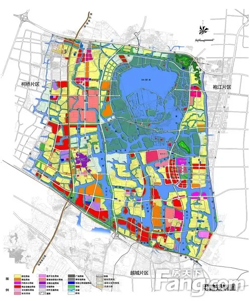 绍兴市镜湖新区分区规划(2011-2020年)