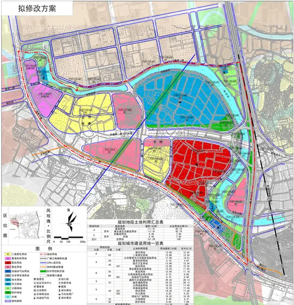 滨江新区罗江地段规划 增加科研用地比例