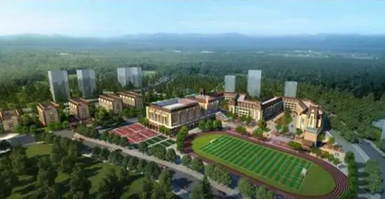 彩云湖小学效果图