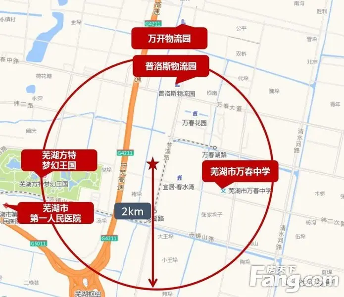 地块简介:南至万春新苑,北至万春东路,东至梦溪路,西至高速 规划用途