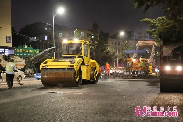 烟台二马路大修24日将完成 市区交通压力有望缓解