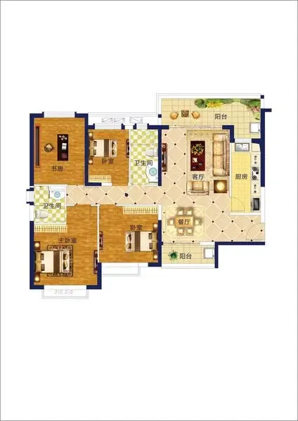 潮州恒大城北区·珑樾152㎡户型鉴赏   礼献更懂生活的你