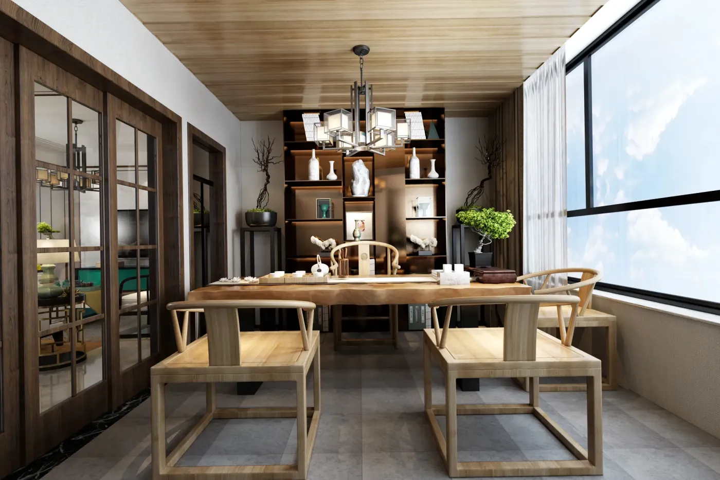 清秀素雅的人文住宅,怀旧的风格——新中式风格