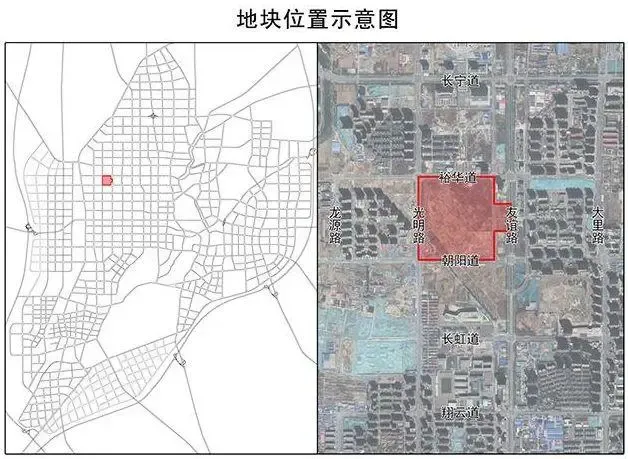 6月22日,唐山市城乡规划局对唐山市凤凰新城a03街区裕华道南侧光明路