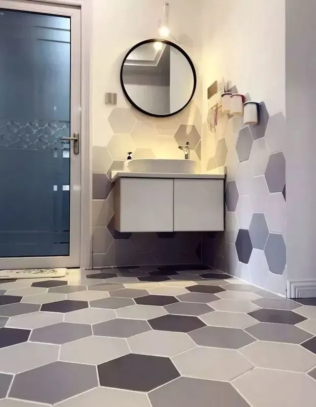 文艺的六边砖最近挺受欢迎的