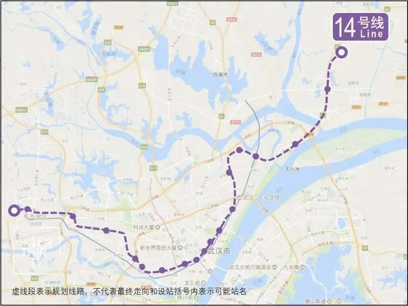 长江新城起步区最新轨道交通规划!看看你家楼下有地铁了吗?